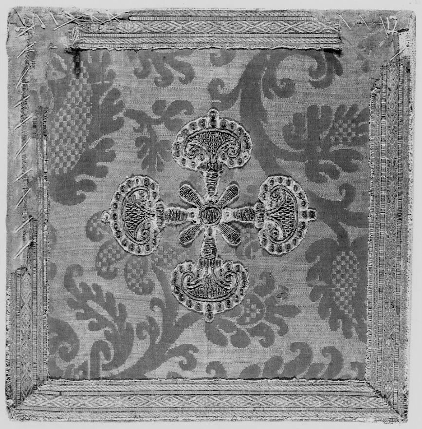 borsa del corporale, opera isolata - manifattura italiana (fine/inizio secc. XVI/ XVII)