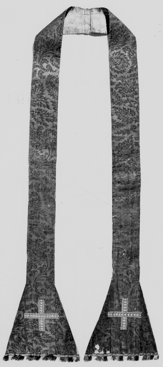 stola, opera isolata - manifattura lombardo-piemontese (prima metà sec. XVII)