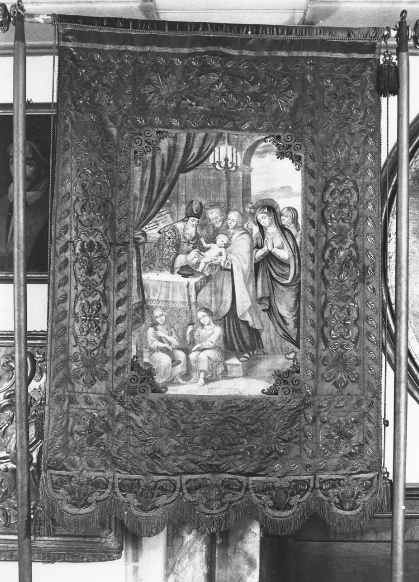 circoncisione di Gesù Bambino (dipinto, opera isolata) di Morera Giuseppe Ditta (fine/inizio secc. XIX/ XX)