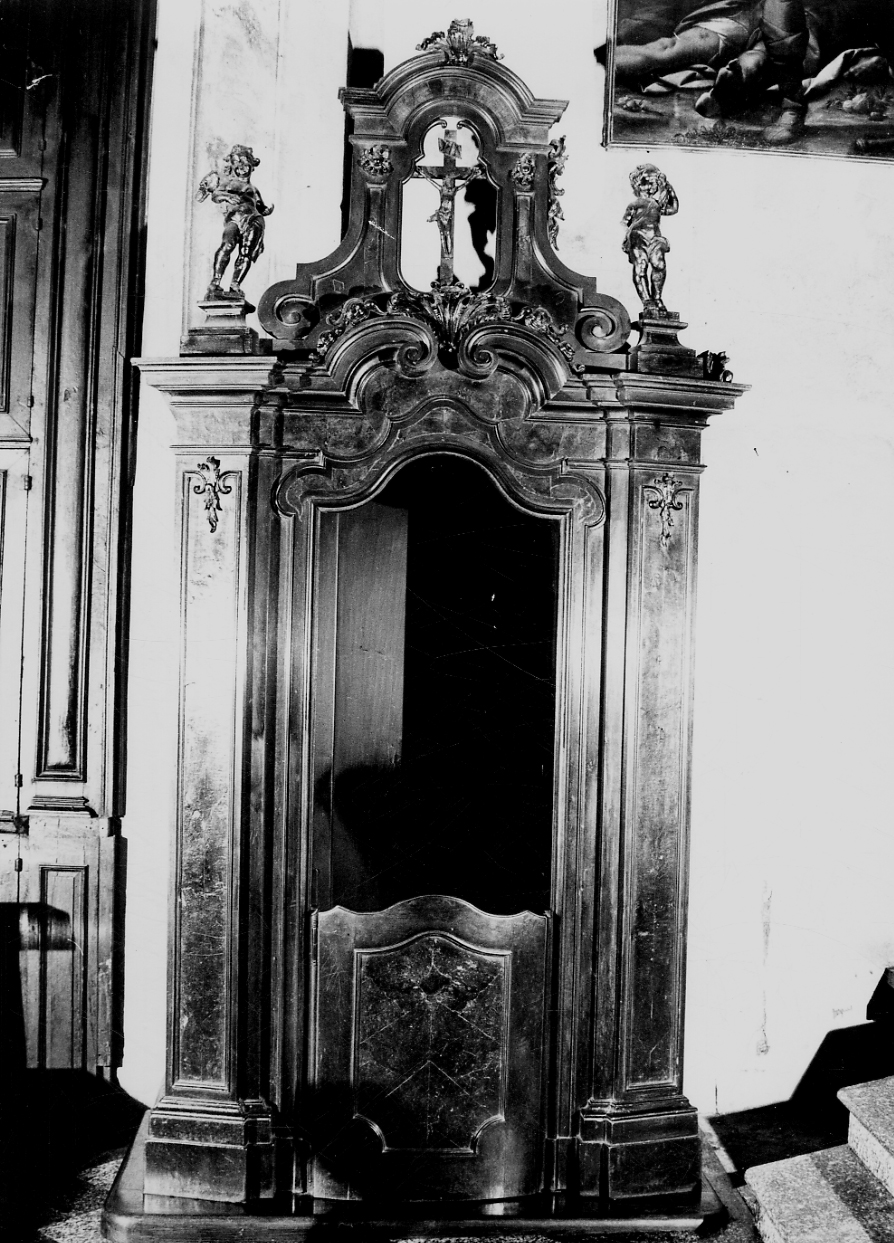 confessionale, coppia - bottega novarese (inizio sec. XIX)