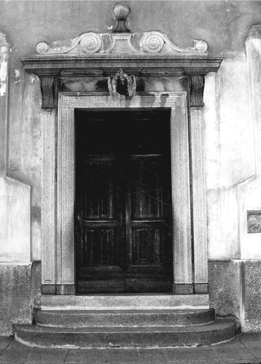 porta - a due battenti, opera isolata di Cerruti Francesco (fine sec. XIX)