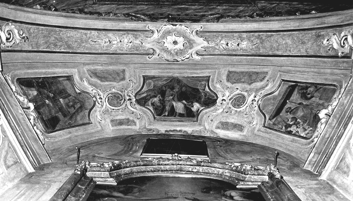 San Carlo Borromeo in meditazione (dipinto, elemento d'insieme) di Mazzucchelli Pier Francesco detto Morazzone (primo quarto sec. XVII)