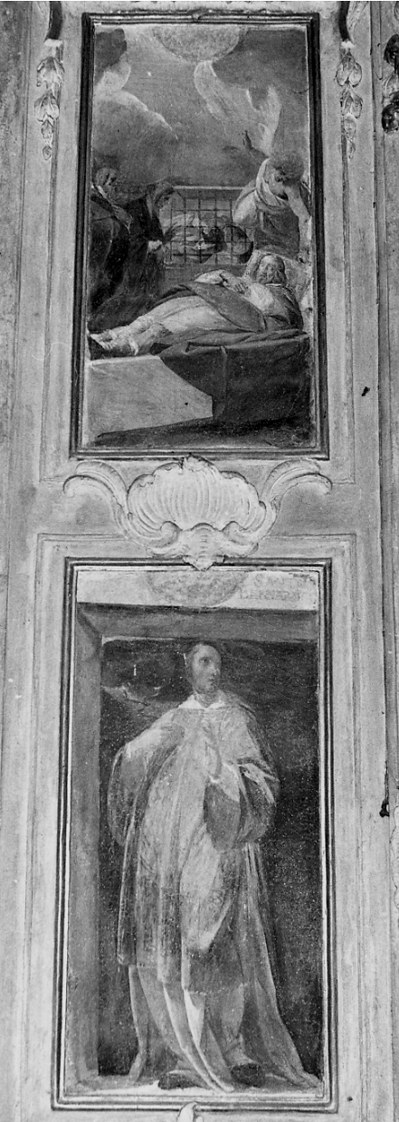 San Rocco in carcere confortato dall'angelo (dipinto, elemento d'insieme) di Mazzucchelli Pier Francesco detto Morazzone (primo quarto sec. XVII)