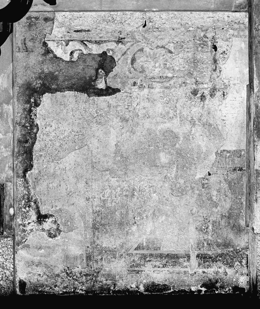 Cristo in pietà (decorazione pittorica, opera isolata) - ambito novarese (sec. XIV, sec. XV)