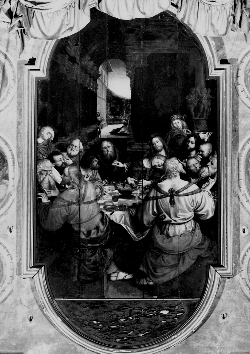 ultima cena (dipinto, opera isolata) di Ferrari Gaudenzio (bottega) (prima metà sec. XVI)