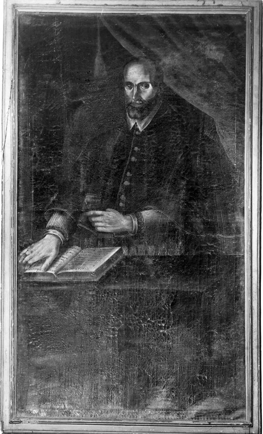 ritratto di ecclesiastico (dipinto, opera isolata) - ambito novarese (sec. XVII)