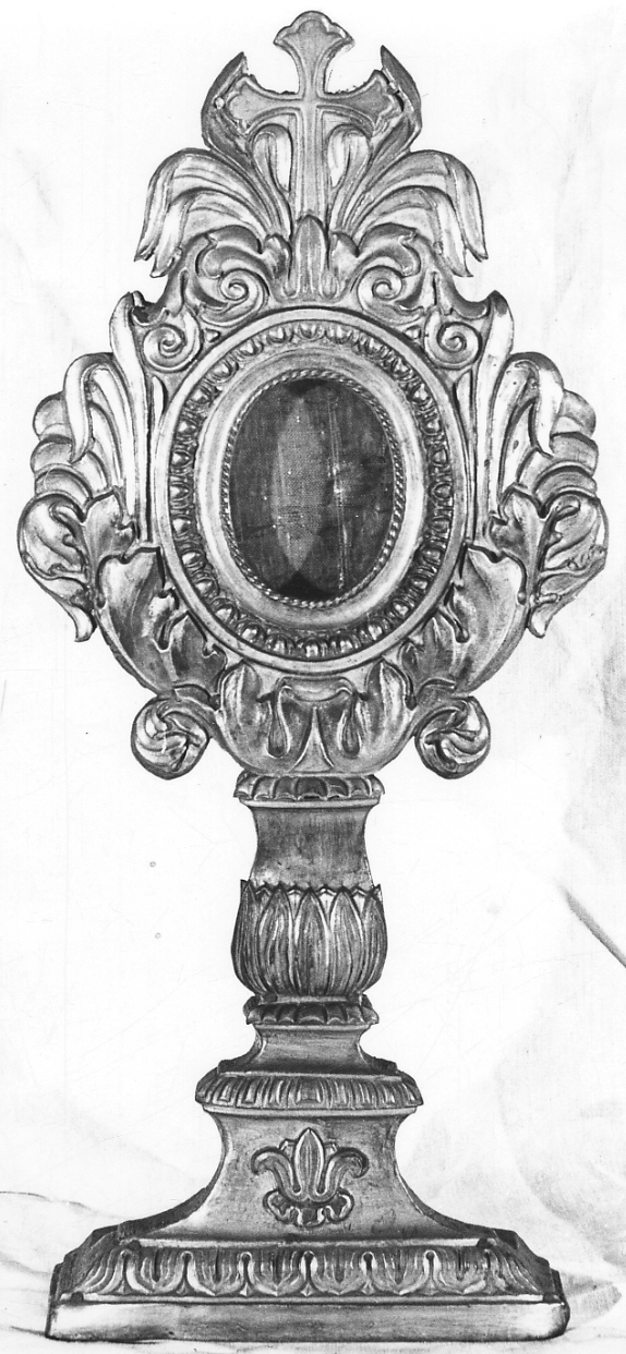 reliquiario - a ostensorio, opera isolata - bottega novarese (prima metà sec. XIX)