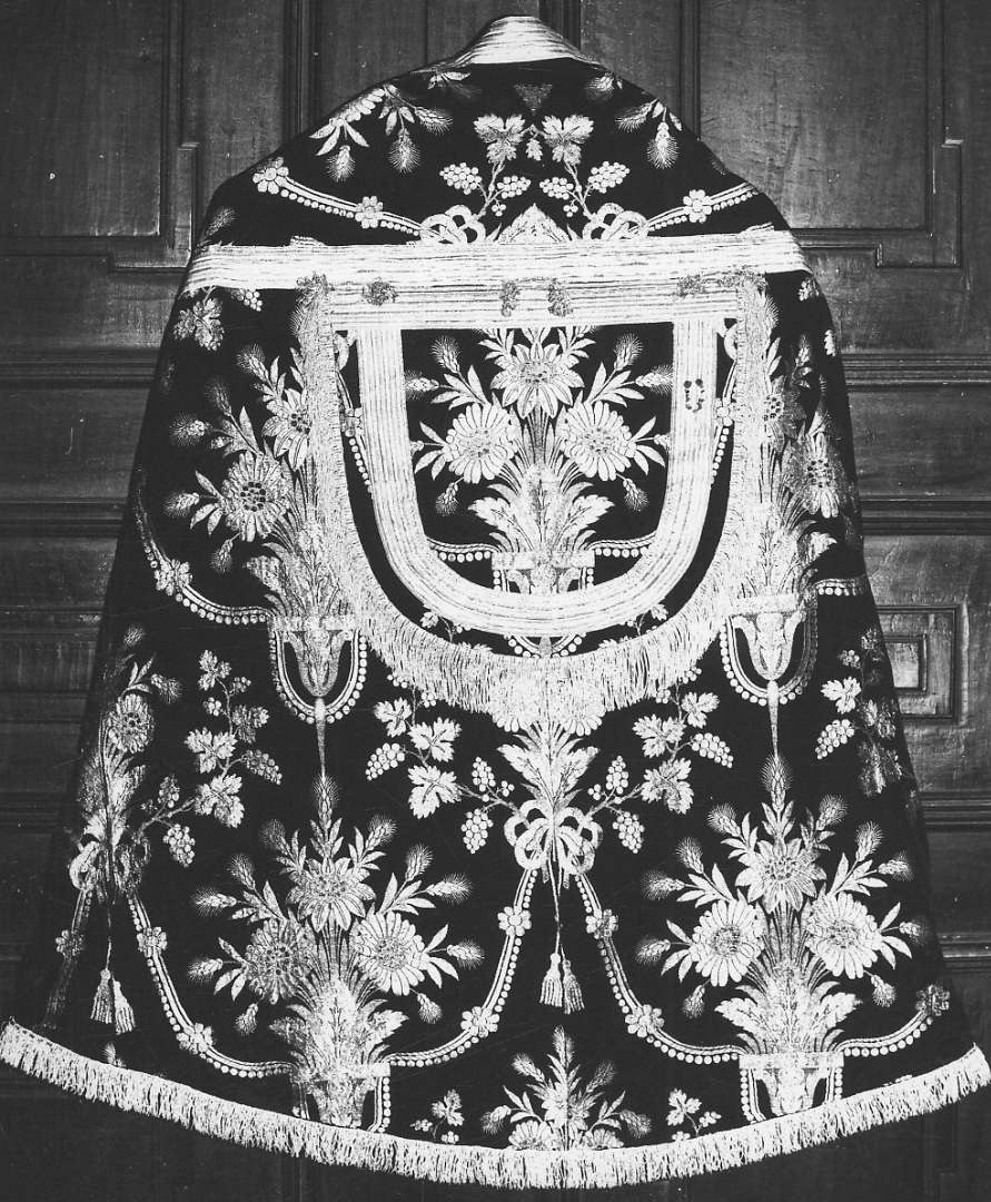 paramento liturgico, insieme - manifattura italiana (seconda metà sec. XIX)