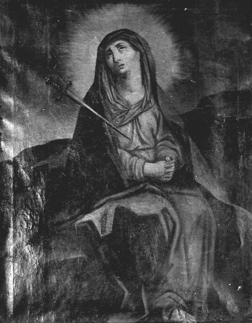Madonna Addolorata (dipinto, opera isolata) - ambito novarese (sec. XVIII)