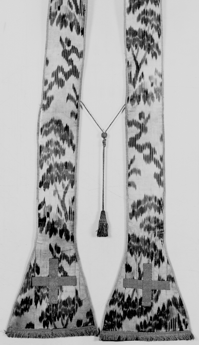 stola, opera isolata - manifattura francese (seconda metà sec. XVIII)