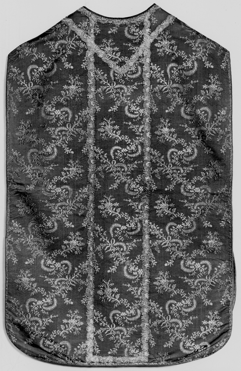 paramento liturgico, insieme - manifattura lombardo-piemontese (fine/inizio secc. XVIII/ XIX)