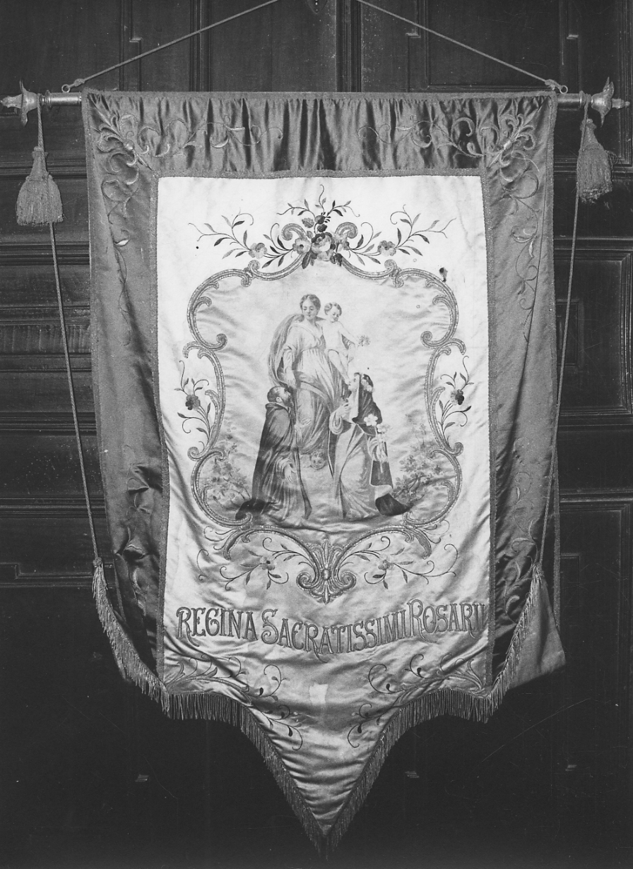 stendardo processionale, opera isolata - manifattura novarese (inizio sec. XX)