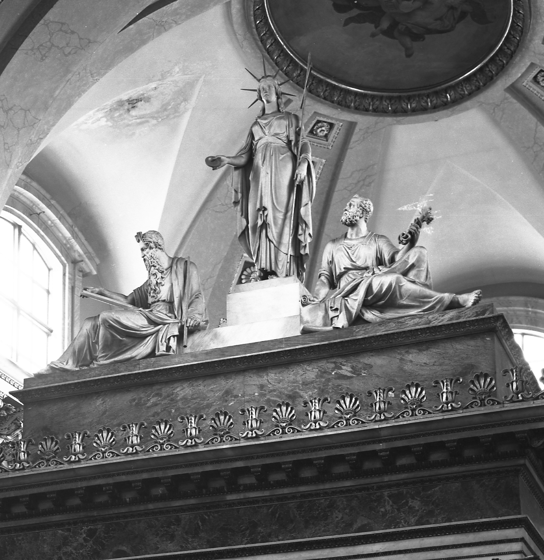 statua, coppia di Monti Gaetano Matteo (secondo quarto sec. XIX)