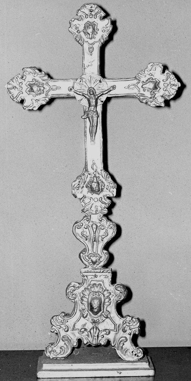 Cristo crocifisso (croce d'altare, opera isolata) - bottega novarese (fine sec. XVIII)