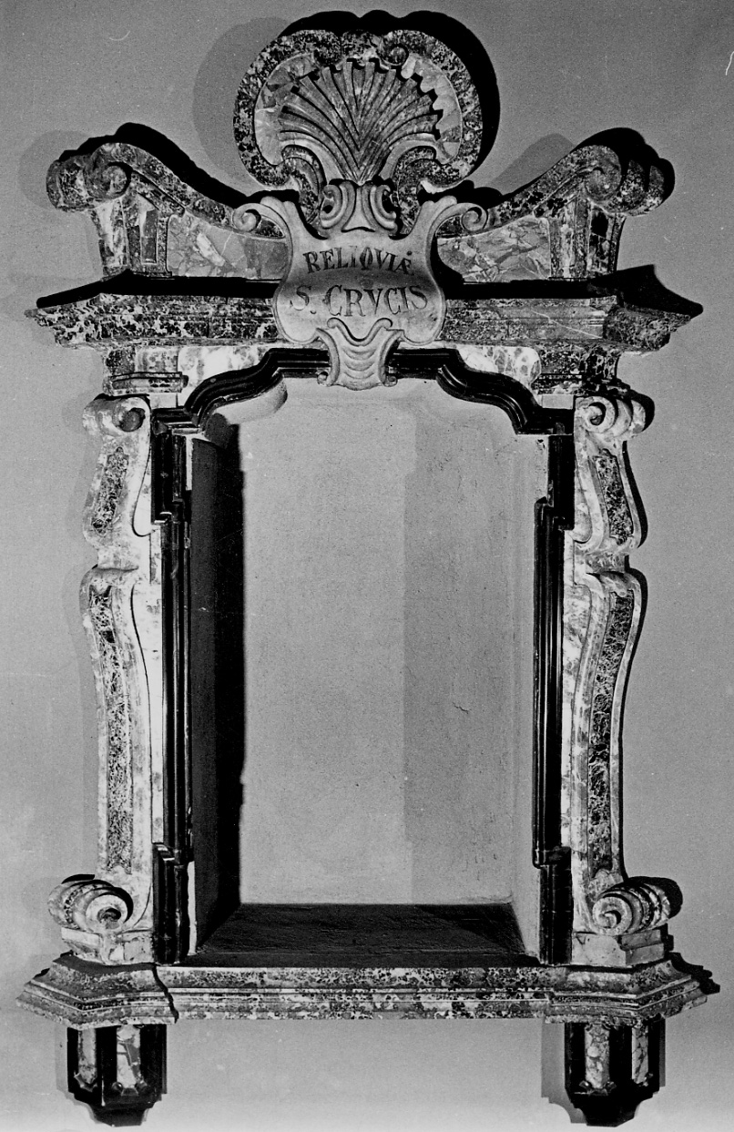 mostra di nicchia, opera isolata - bottega novarese (sec. XVIII)