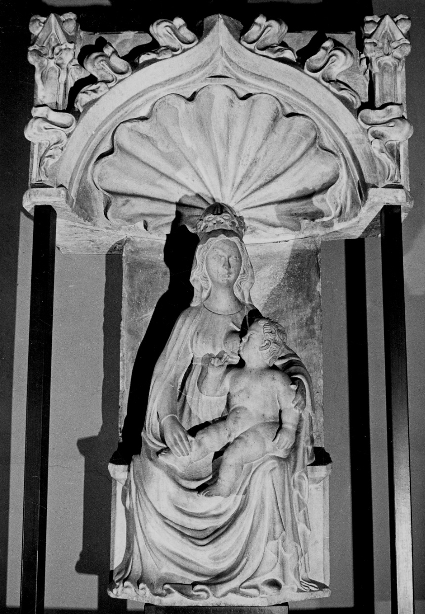 edicola, frammento - bottega lombardo-novarese (primo quarto sec. XV)