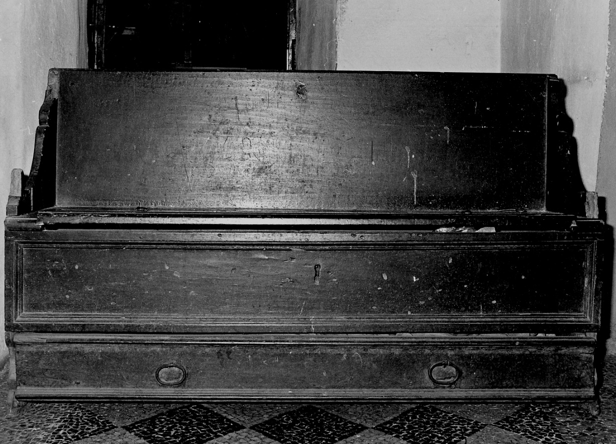 panca, opera isolata - bottega novarese (fine sec. XIX)