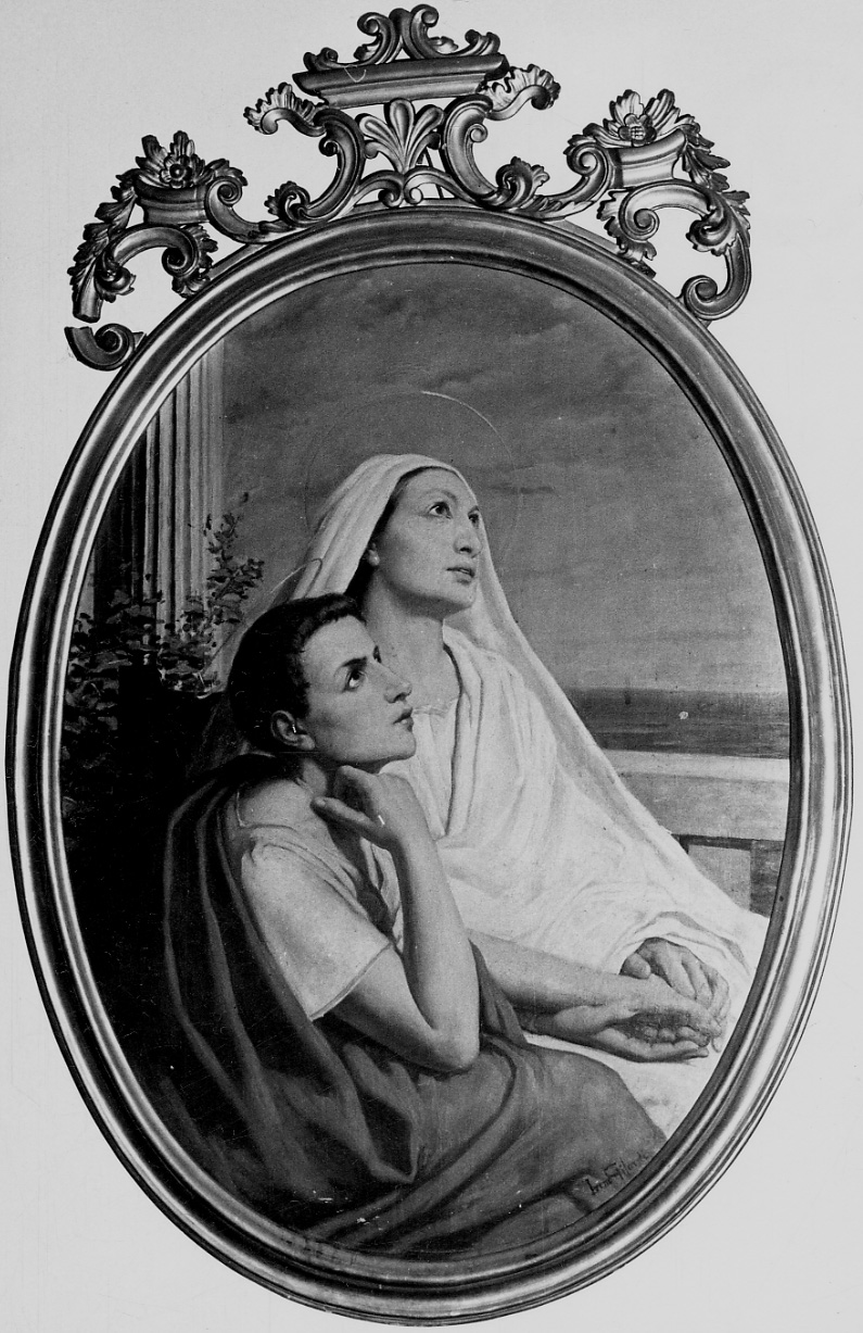 cornice di dipinto, opera isolata - bottega italiana (sec. XIX)