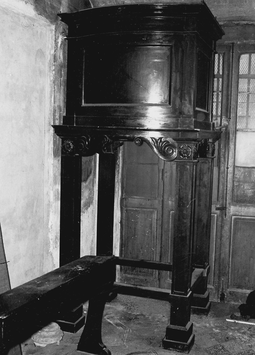 pulpito, opera isolata - bottega novarese (inizio sec. XIX)