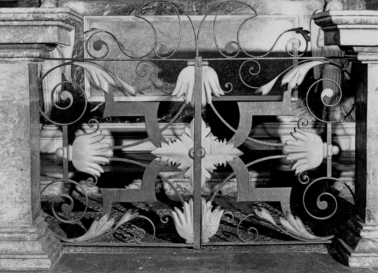 cancellata di balaustrata, serie - bottega piemontese (prima metà sec. XVIII)