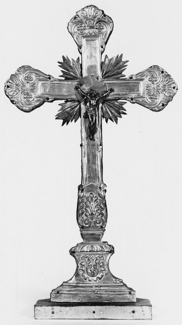 Cristo crocifisso (croce d'altare, opera isolata) - bottega lombarda (sec. XIX)