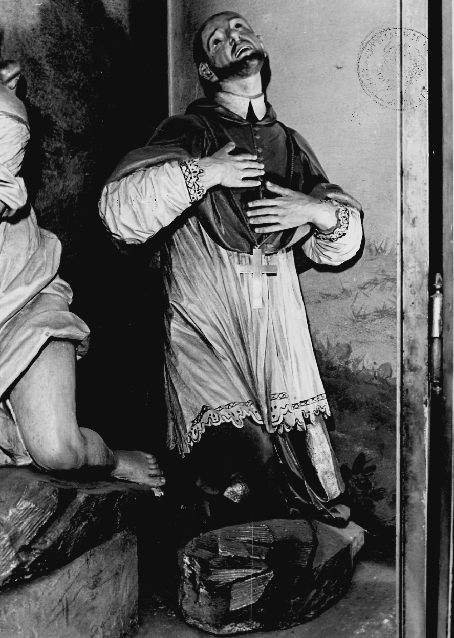 San Carlo Borromeo (statua, elemento d'insieme) - bottega lombarda (prima metà sec. XVII)