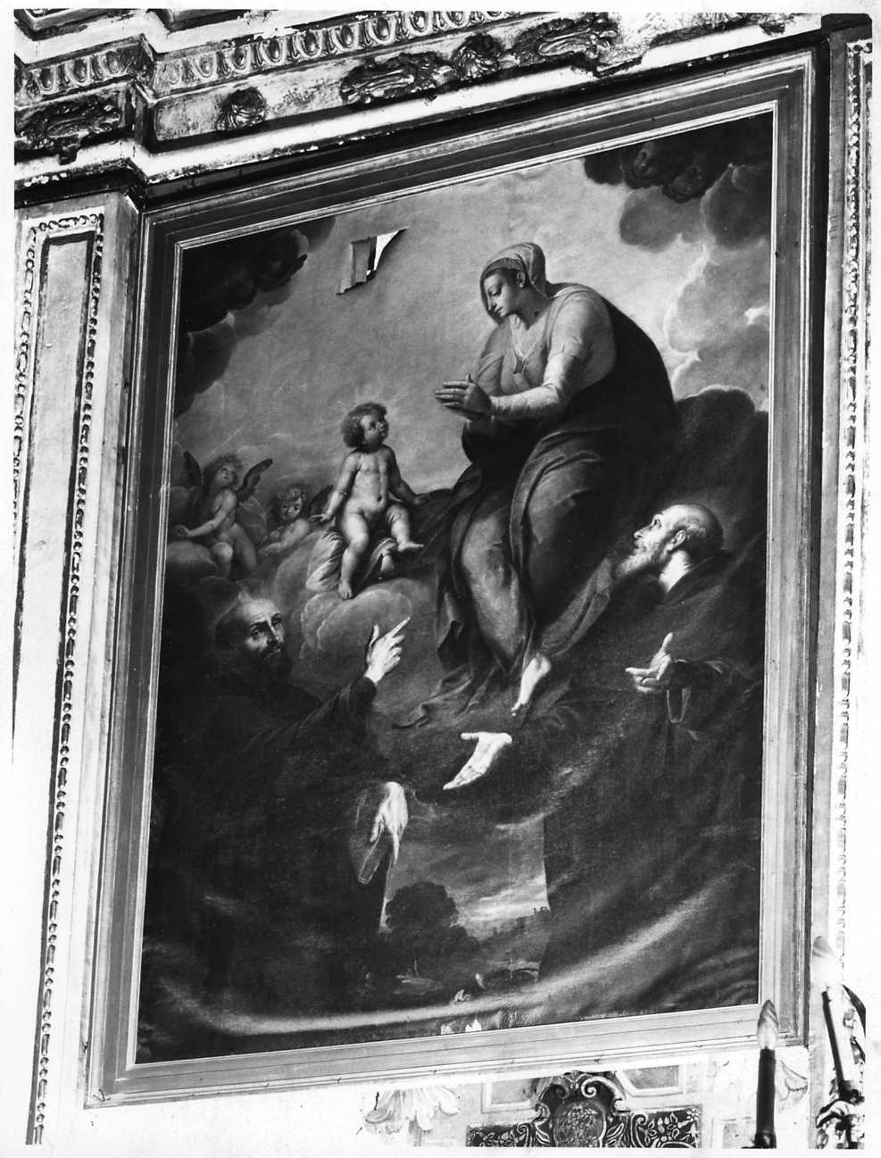 Madonna con Bambino e Santi (dipinto, opera isolata) - ambito novarese (seconda metà sec. XVII)