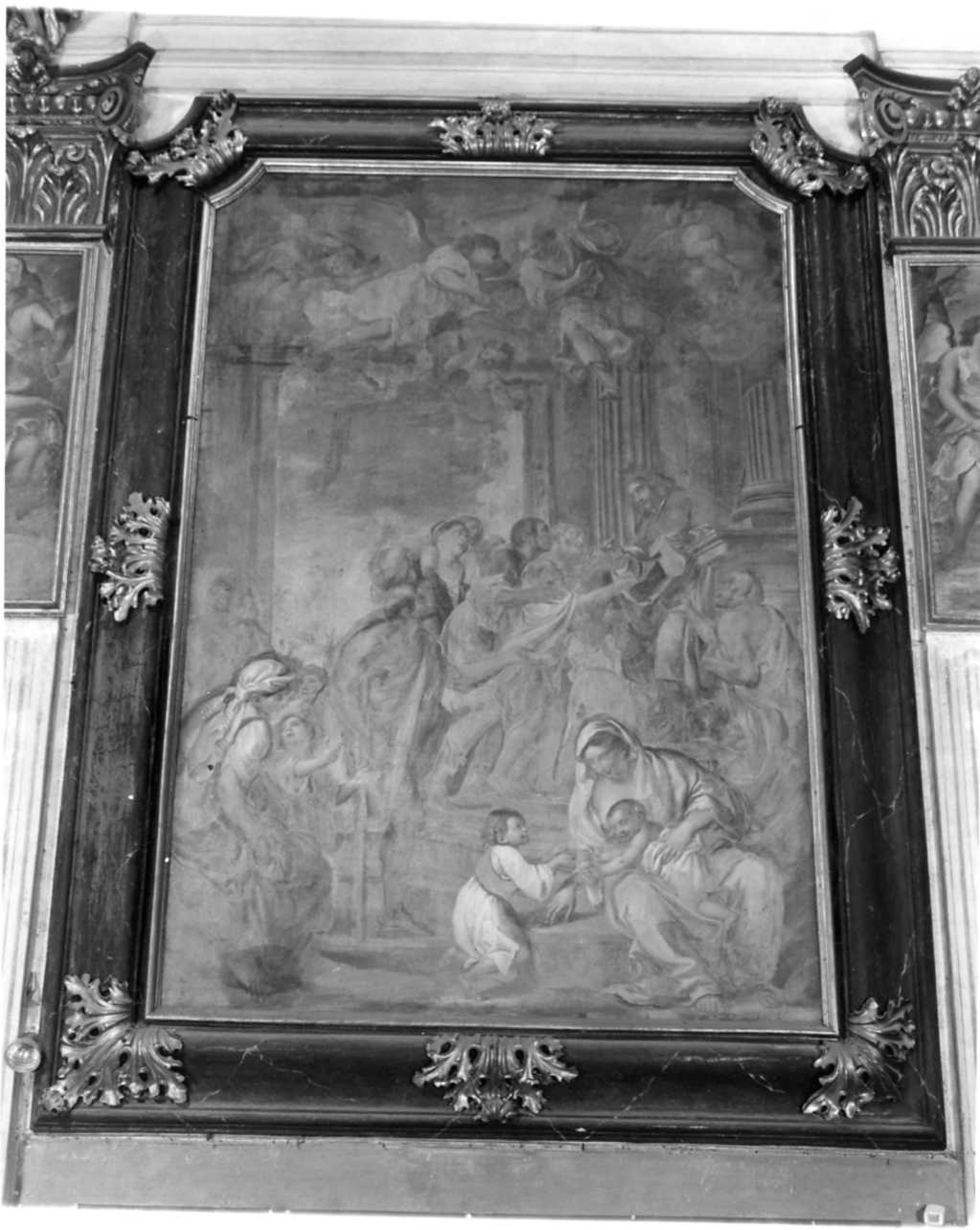 cornice, serie - bottega novarese (ultimo quarto sec. XVII)