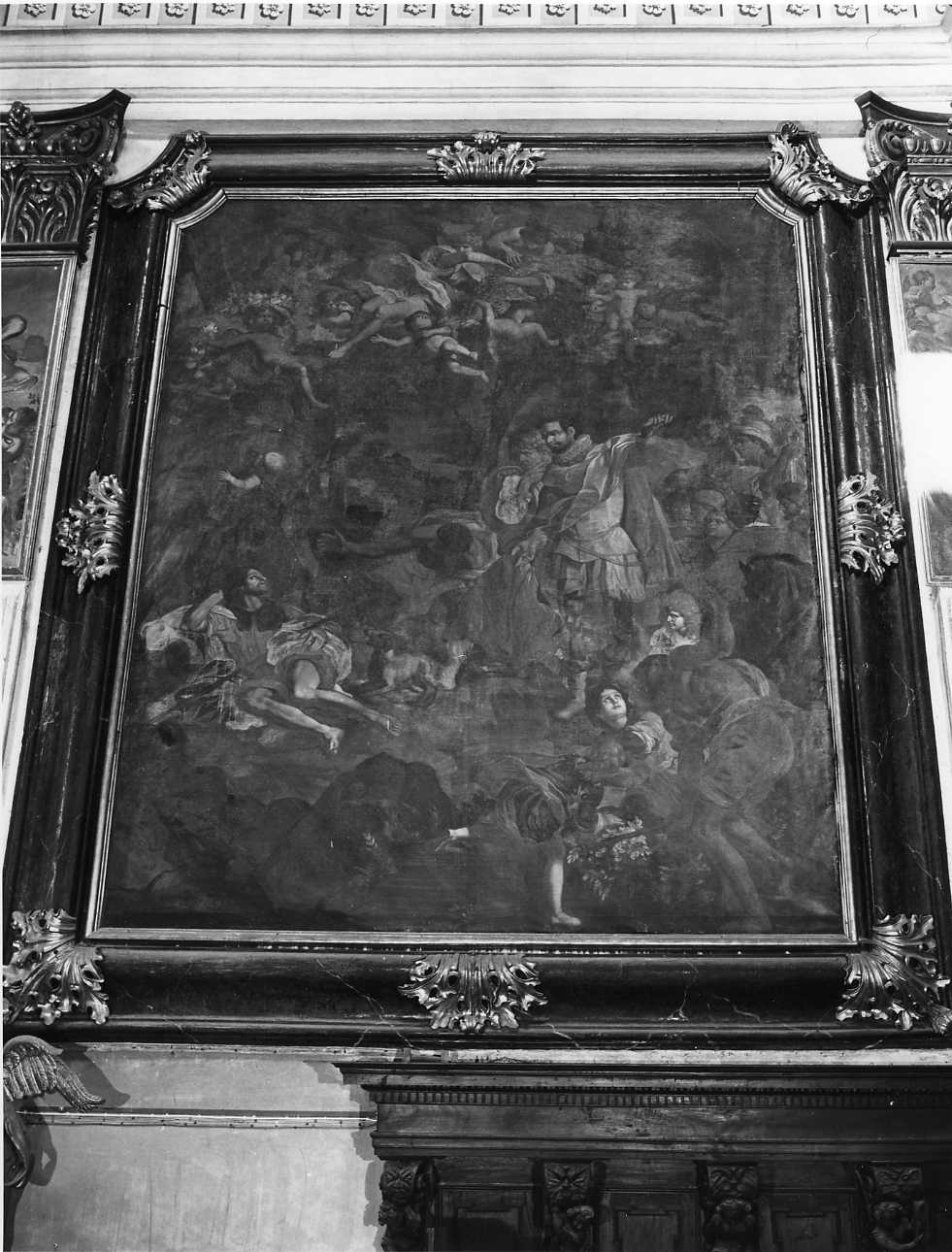 San Rocco (dipinto, opera isolata) di Zanatta Giuseppe (ultimo quarto sec. XVII)