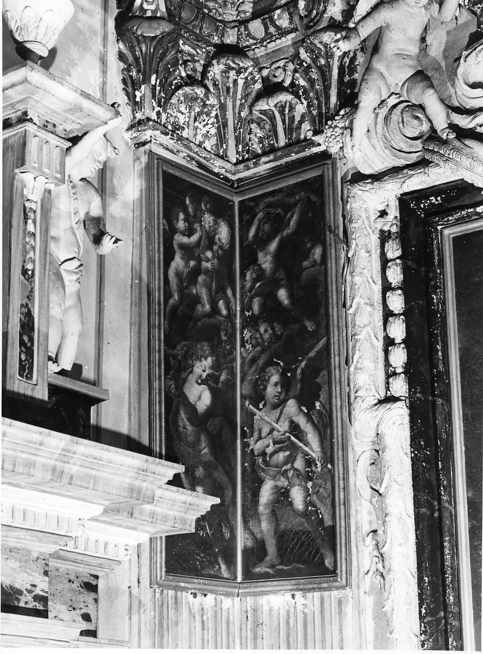 angeli (dipinto, opera isolata) di Zanatta Giuseppe (seconda metà sec. XVII)