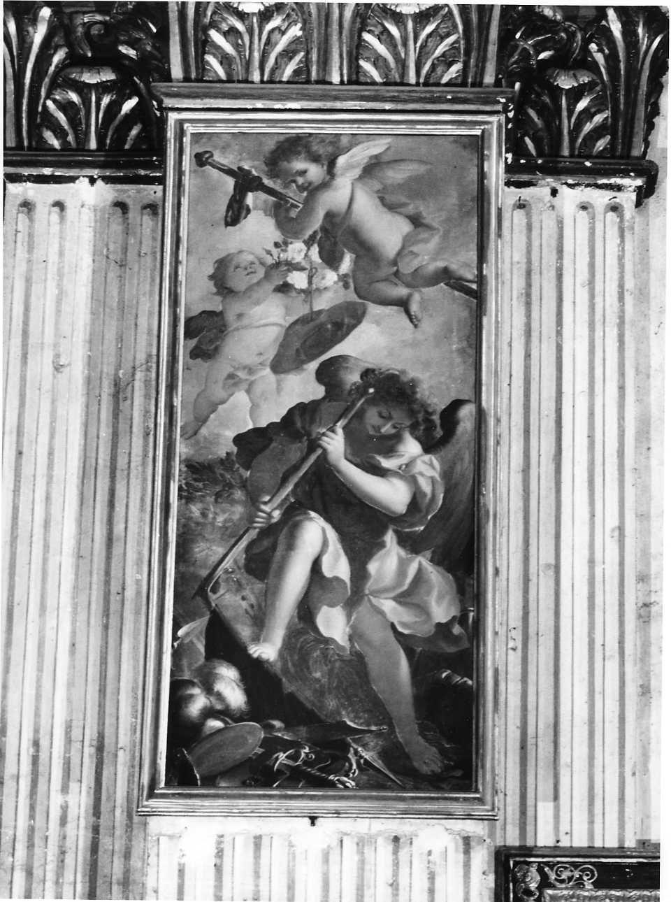 angeli (dipinto, opera isolata) - ambito lombardo (ultimo quarto sec. XVII)