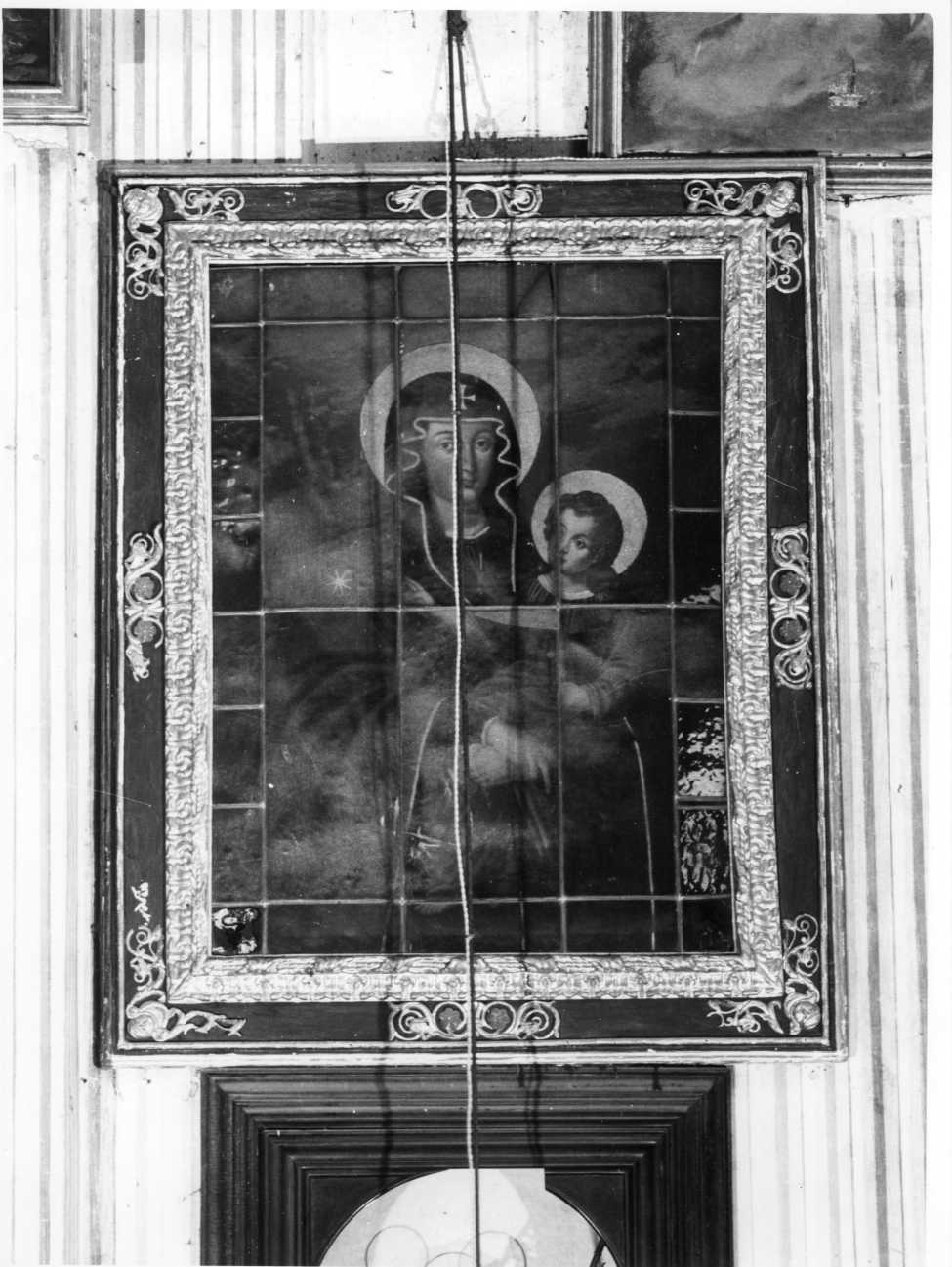 Madonna con Bambino (dipinto, opera isolata) - ambito novarese (terzo quarto sec. XVII)