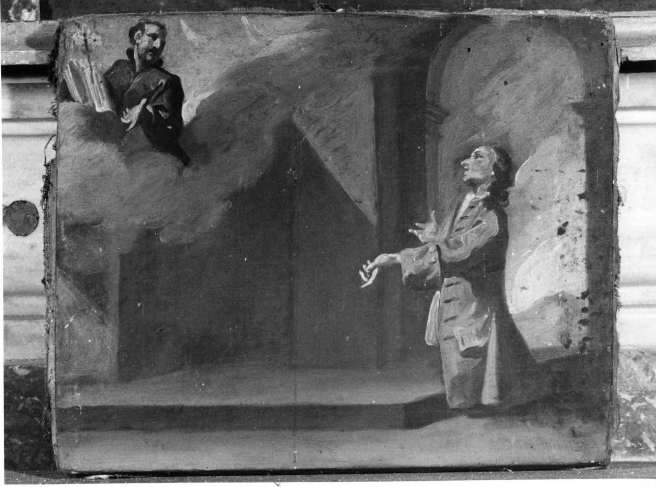 intervento miracoloso di Sant'Antonio (ex voto, opera isolata) - ambito novarese (secondo quarto sec. XVIII)