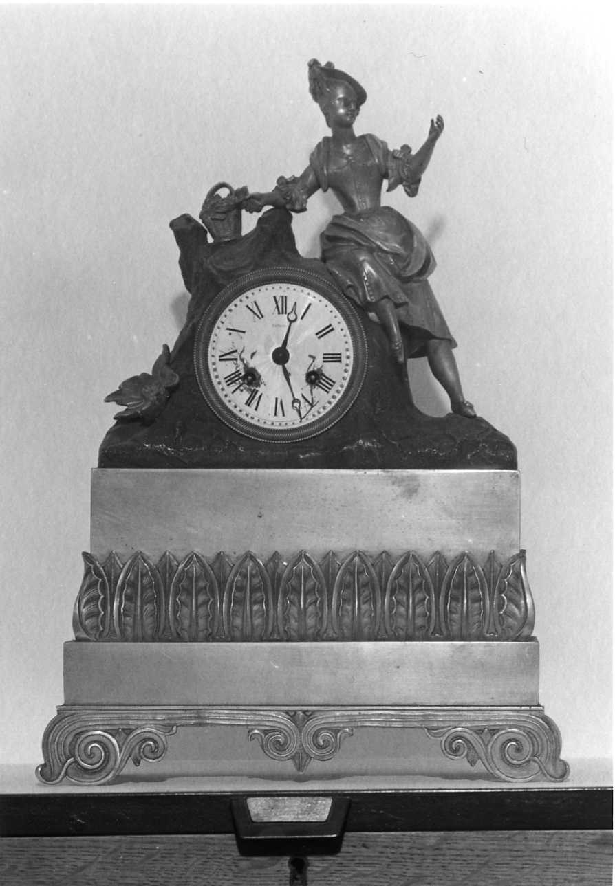 orologio - da mensola, opera isolata - bottega francese (metà sec. XIX)