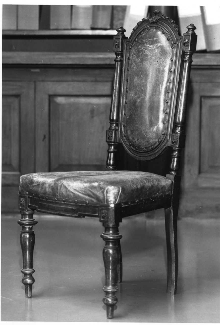 sedia, serie - bottega novarese (prima metà sec. XX)