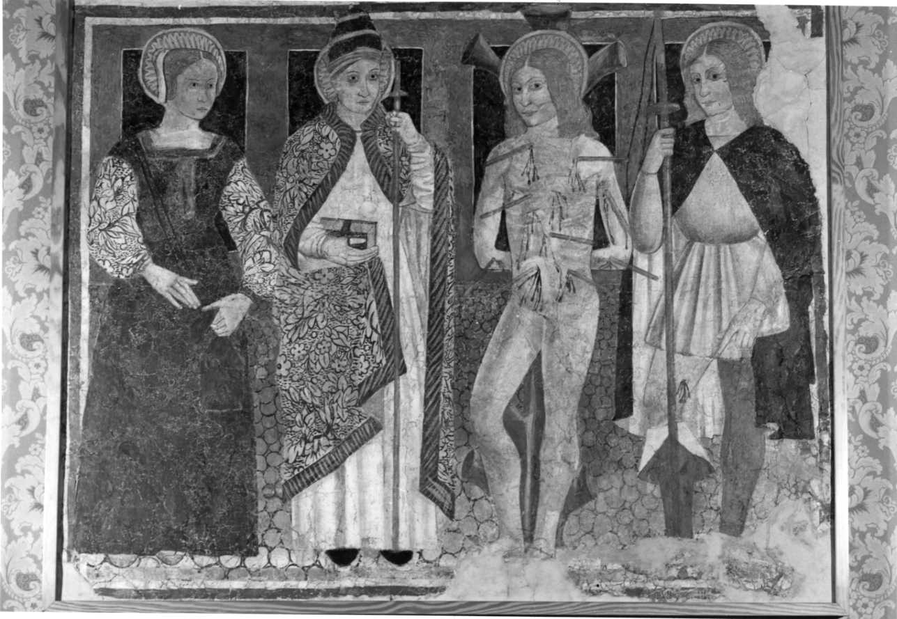 Santi (dipinto, opera isolata) - ambito novarese (ultimo quarto sec. XV)