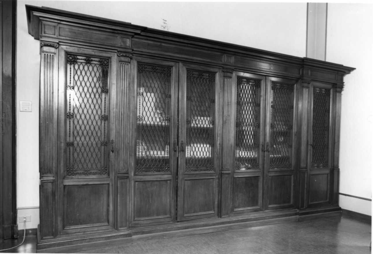 libreria, opera isolata - bottega novarese (prima metà sec. XX)