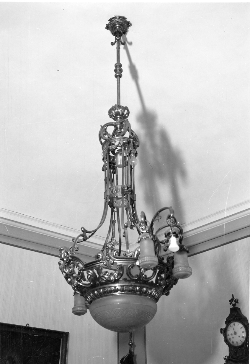 lampadario, opera isolata - bottega Italia settentrionale (ultimo quarto, primo quarto sec. XIX, sec. XX)