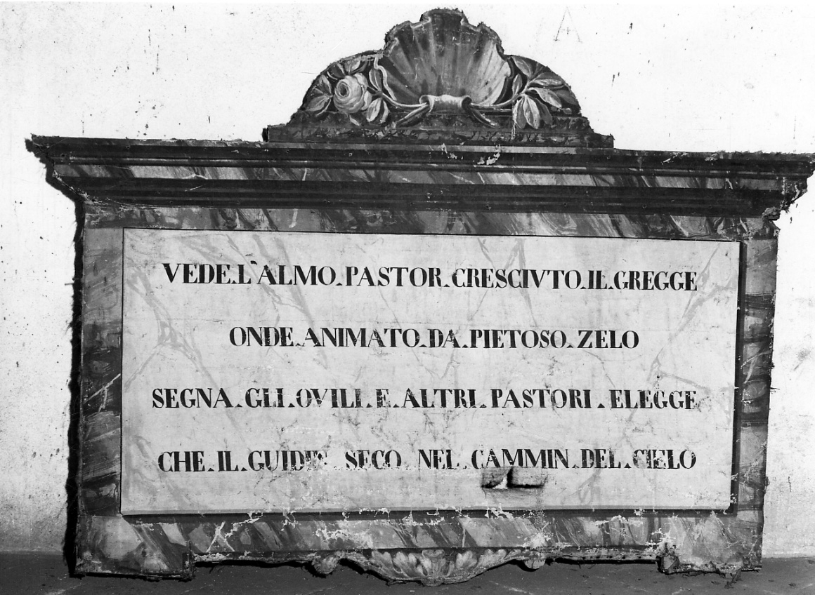 cartiglio, opera isolata - ambito novarese (primo quarto sec. XIX)