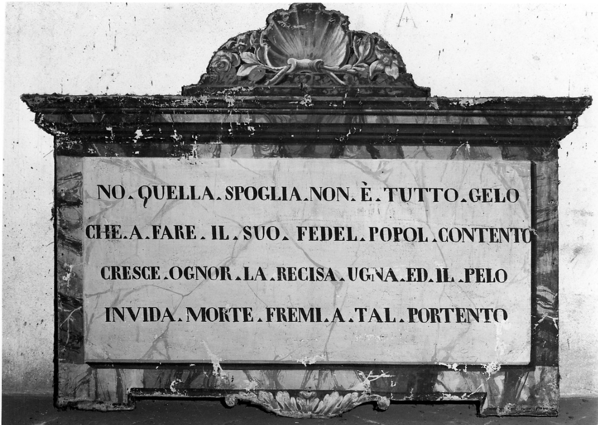 cartiglio, opera isolata - ambito novarese (primo quarto sec. XIX)