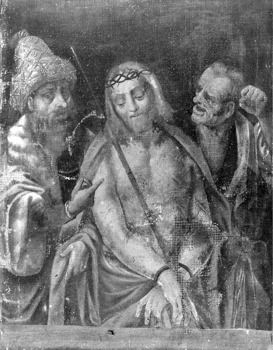 Ecce Homo (dipinto, opera isolata) - ambito novarese (sec. XVII)