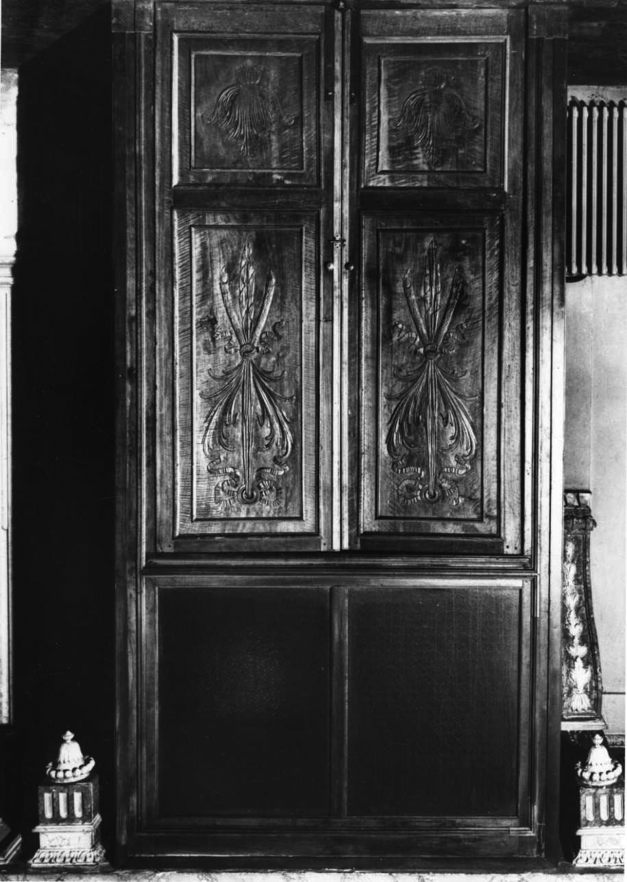 bussola d'ingresso, opera isolata di Melchioni Stefano Ignazio (fine sec. XVIII)