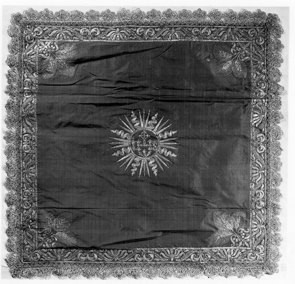 velo di calice, opera isolata - manifattura lombarda (seconda metà sec. XVII)