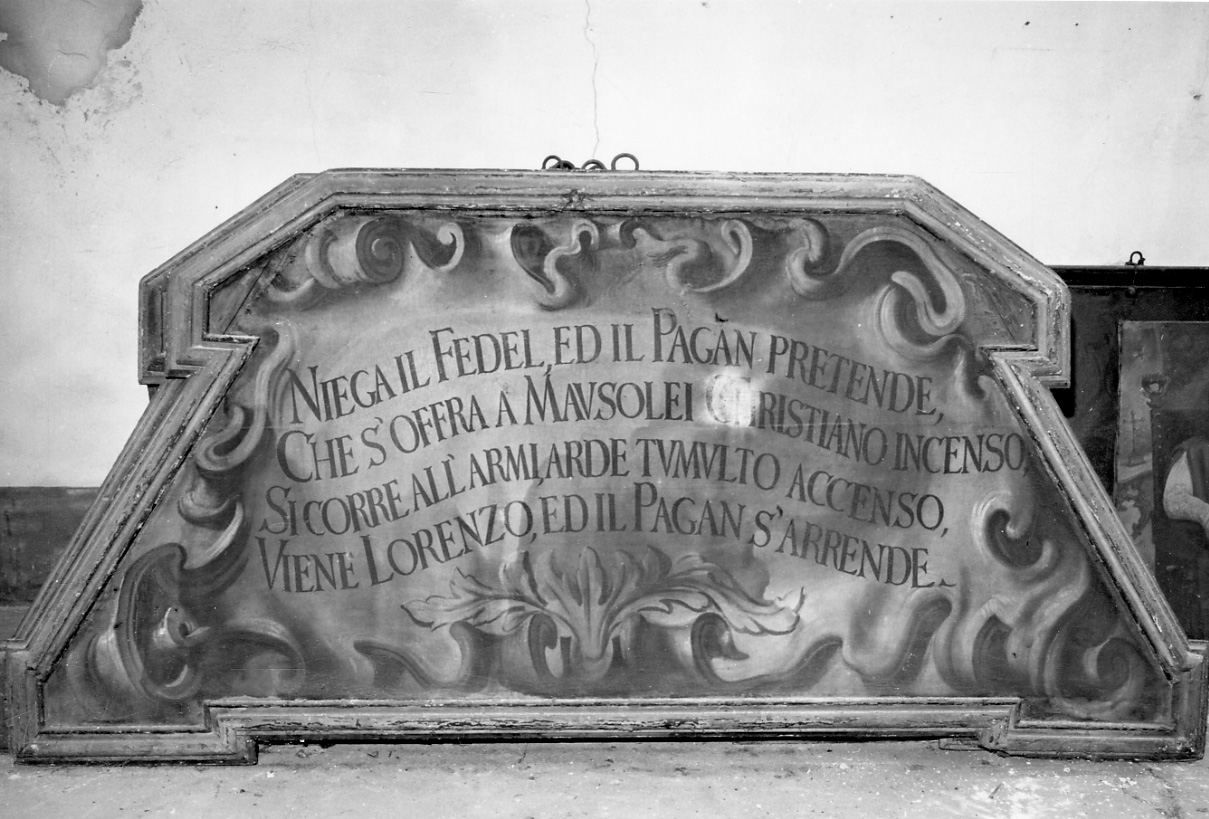 cartiglio, opera isolata - ambito novarese (ultimo quarto sec. XVII)