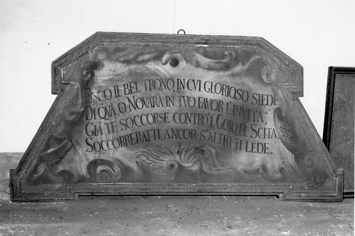 cartiglio, opera isolata - ambito novarese (ultimo quarto sec. XVII)