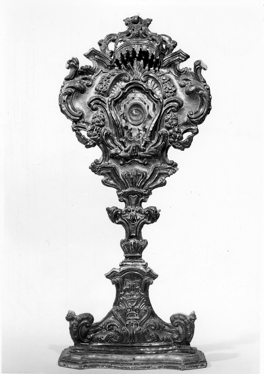 reliquiario - a ostensorio, opera isolata - bottega lombarda (metà sec. XVIII)