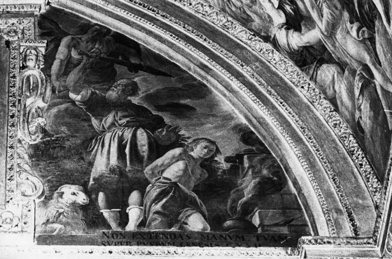 sacrificio di Isacco (decorazione pittorica, elemento d'insieme) di D'Enrico Antonio di Giovanni detto Tanzio da Varallo (secondo quarto sec. XVII)