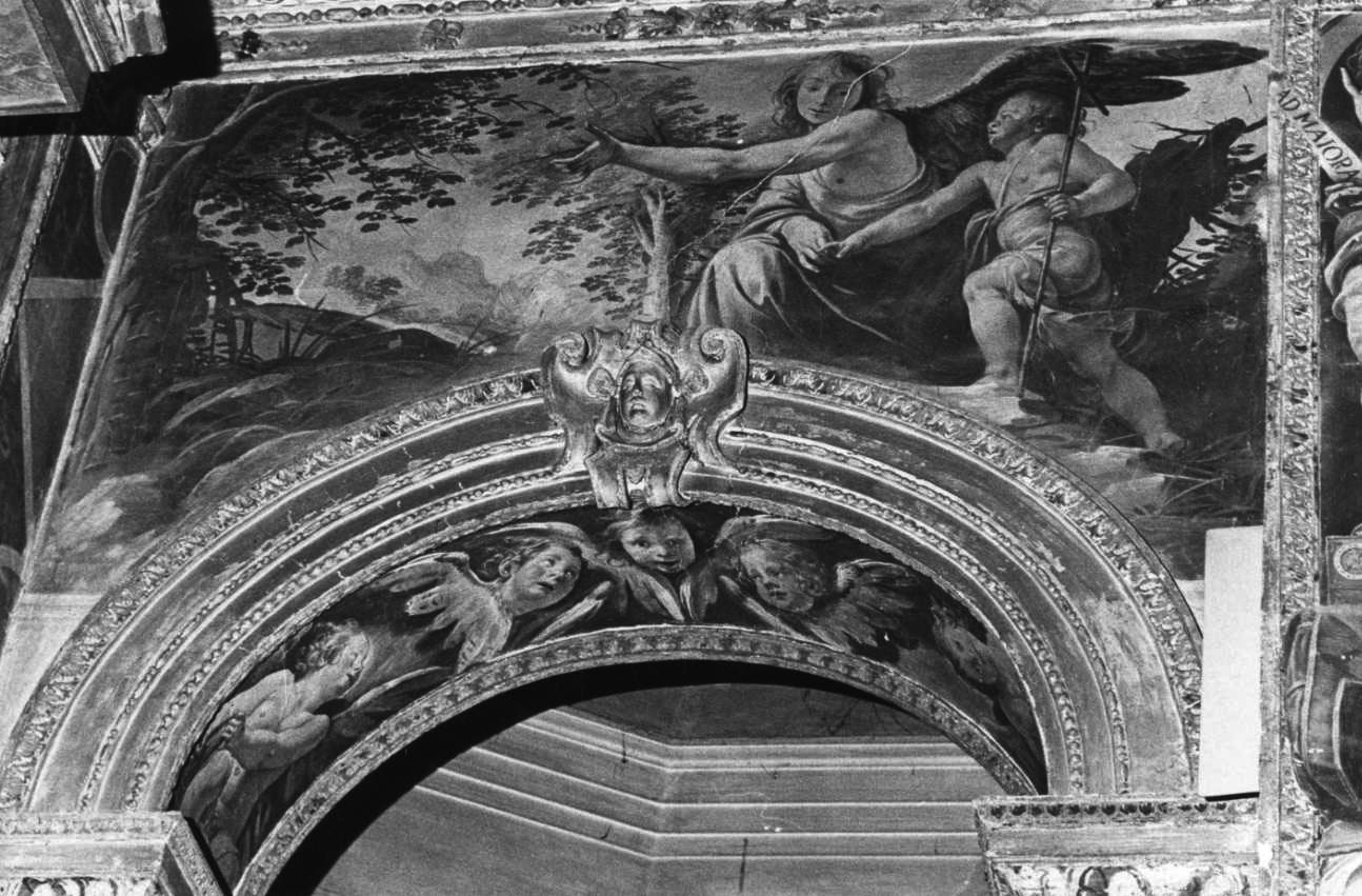 angelo custode (decorazione pittorica, elemento d'insieme) di D'Enrico Antonio di Giovanni detto Tanzio da Varallo (secondo quarto sec. XVII)