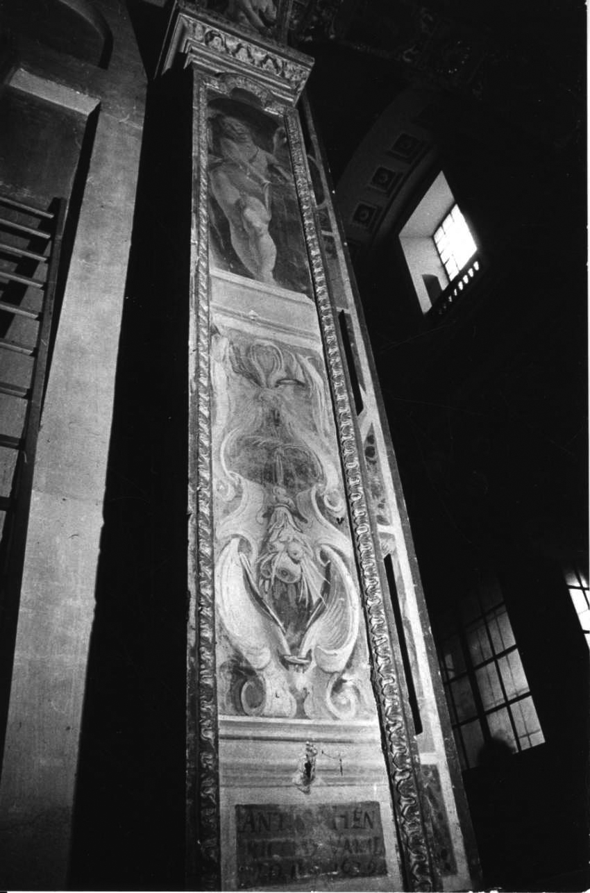 angelo (decorazione pittorica, elemento d'insieme) di D'Enrico Antonio di Giovanni detto Tanzio da Varallo (secondo quarto sec. XVII)
