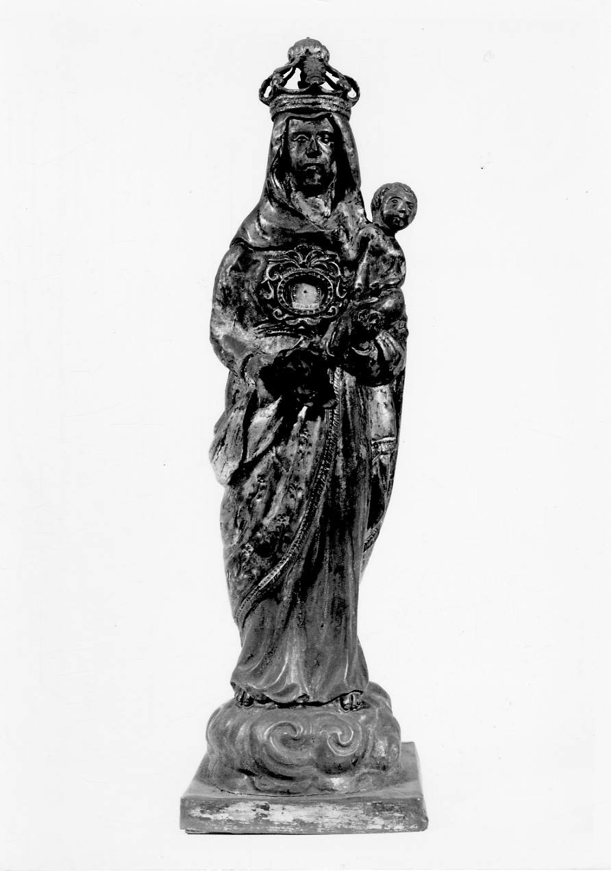 Madonna con Bambino (reliquiario - a statua, opera isolata) - bottega novarese (sec. XVIII)